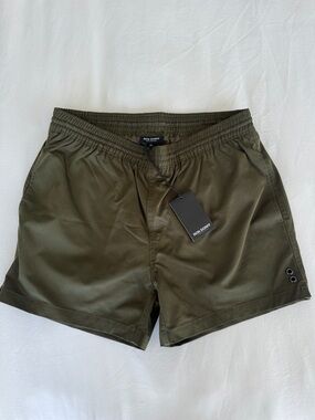 Ron Dorff Olive Green Athletic Shorts
